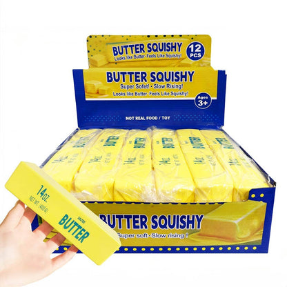 Jumbo Butter Bar Squishy Stress Relief Toy