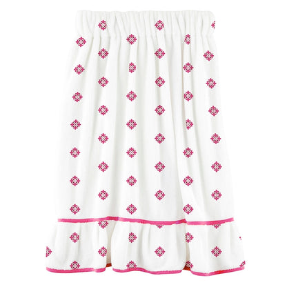 Plush Ruffle Spa Wrap