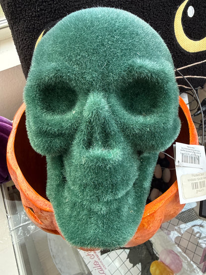 Flocked Skull