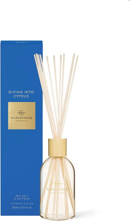 Glasshouse Fragrances Diffuser - DIVING INTO CYPRUS