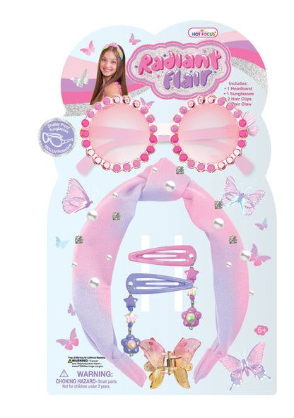 Radiant Flair Tie Dye Butterfly Set