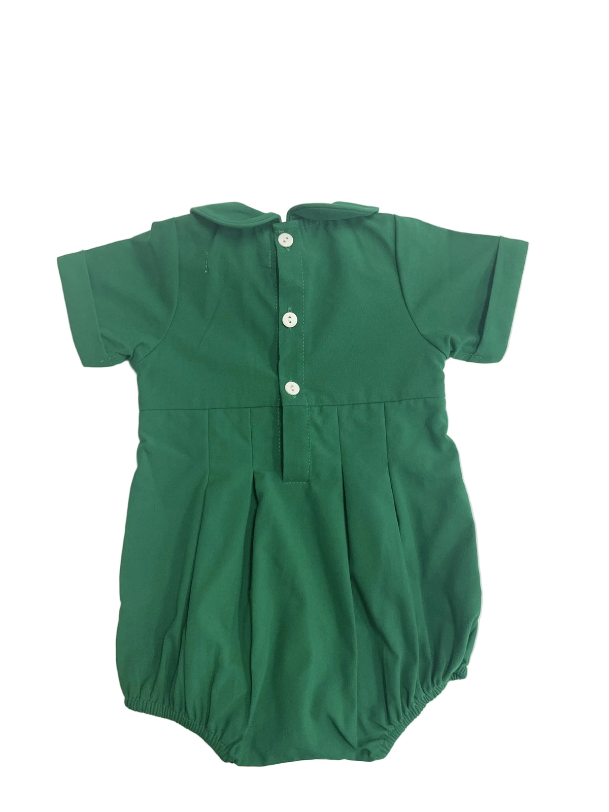 Joseph Hunter Green Smocked Bubble