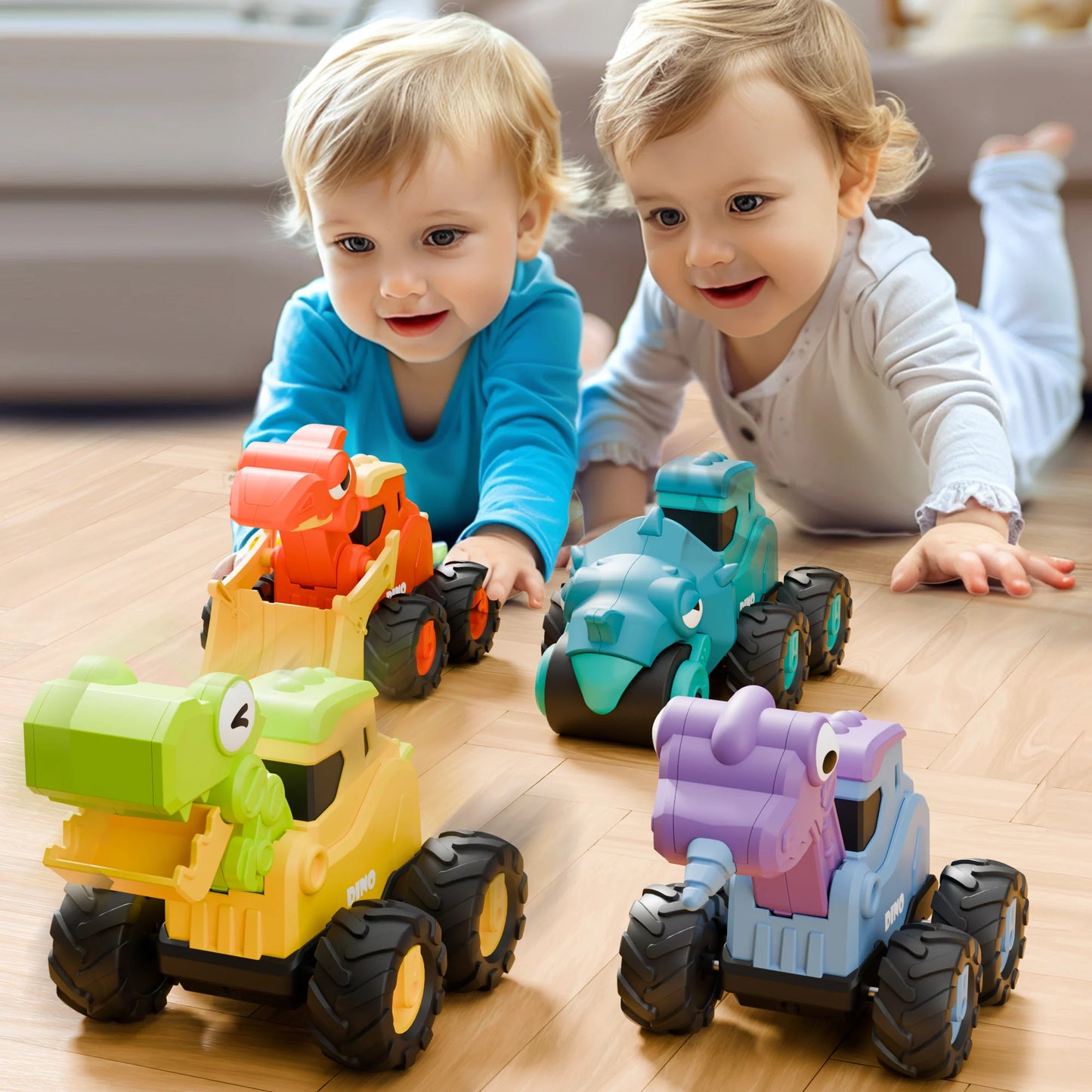 Press and Go Dino Construc-Tors
