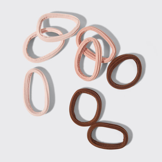 Seamless Hair Elastics 8pc Set