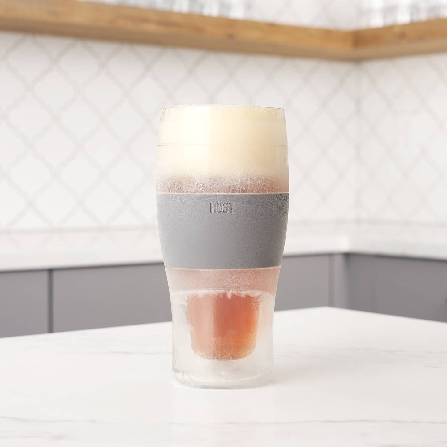 Beer FREEZE™ Cooling Cup- Gray