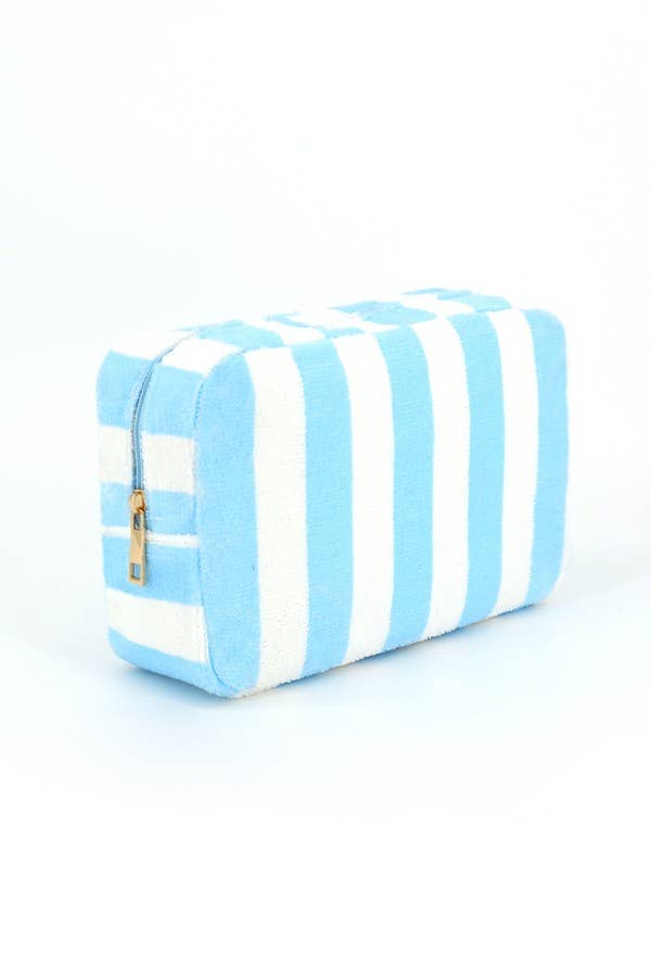 Striped Terry Cloth Bag