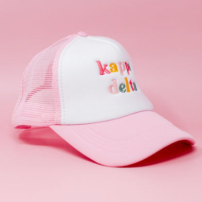Sorority Embroidered Trucker Hat