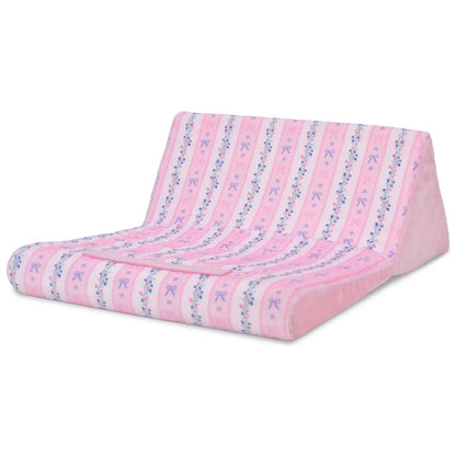 Floral Stripes Tablet Pillow