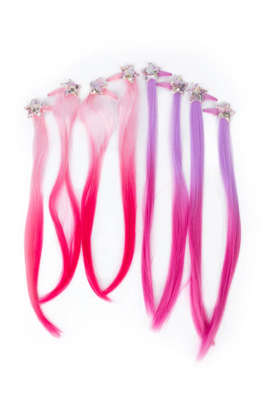 Multi Color Clip In Extensions