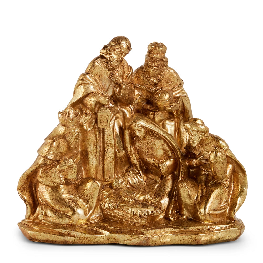 8.5" Gilded Nativity