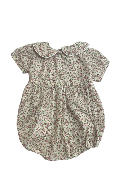 Samantha Floral Smocked Bubble