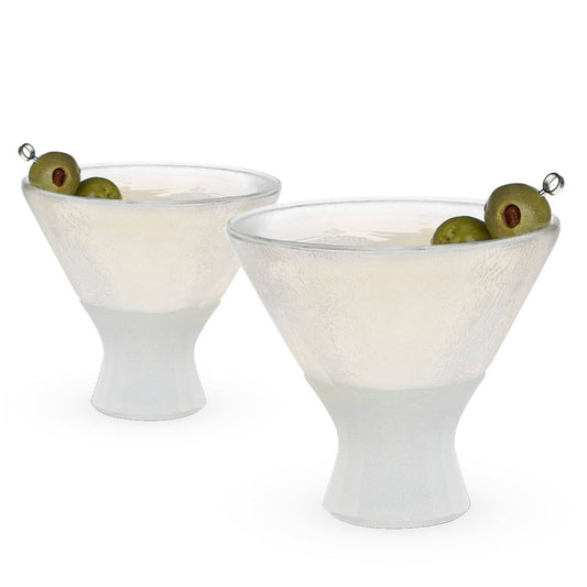 Glass FREEZE™ Cooling Martini Glasses- Set of 2