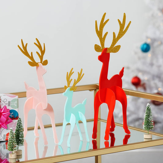 Acrylic Deer (Set of 3)