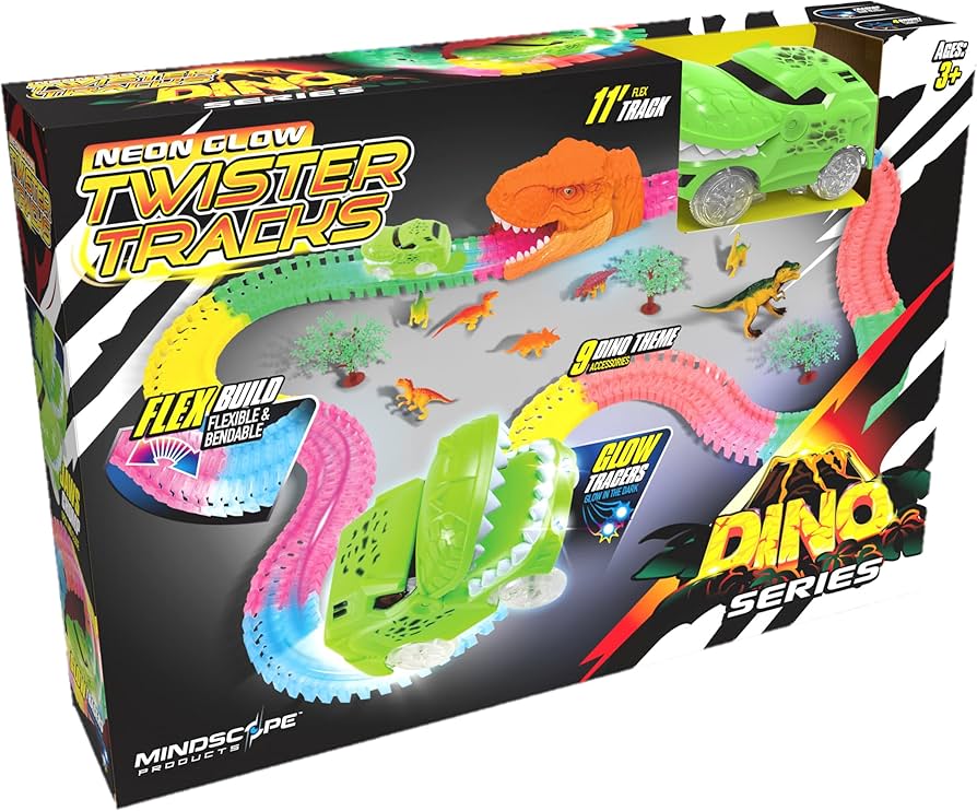 Neon Glow in the Dark Twister Tracks