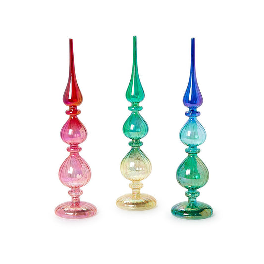 Ombre Finial Christmas Tree LED Decor