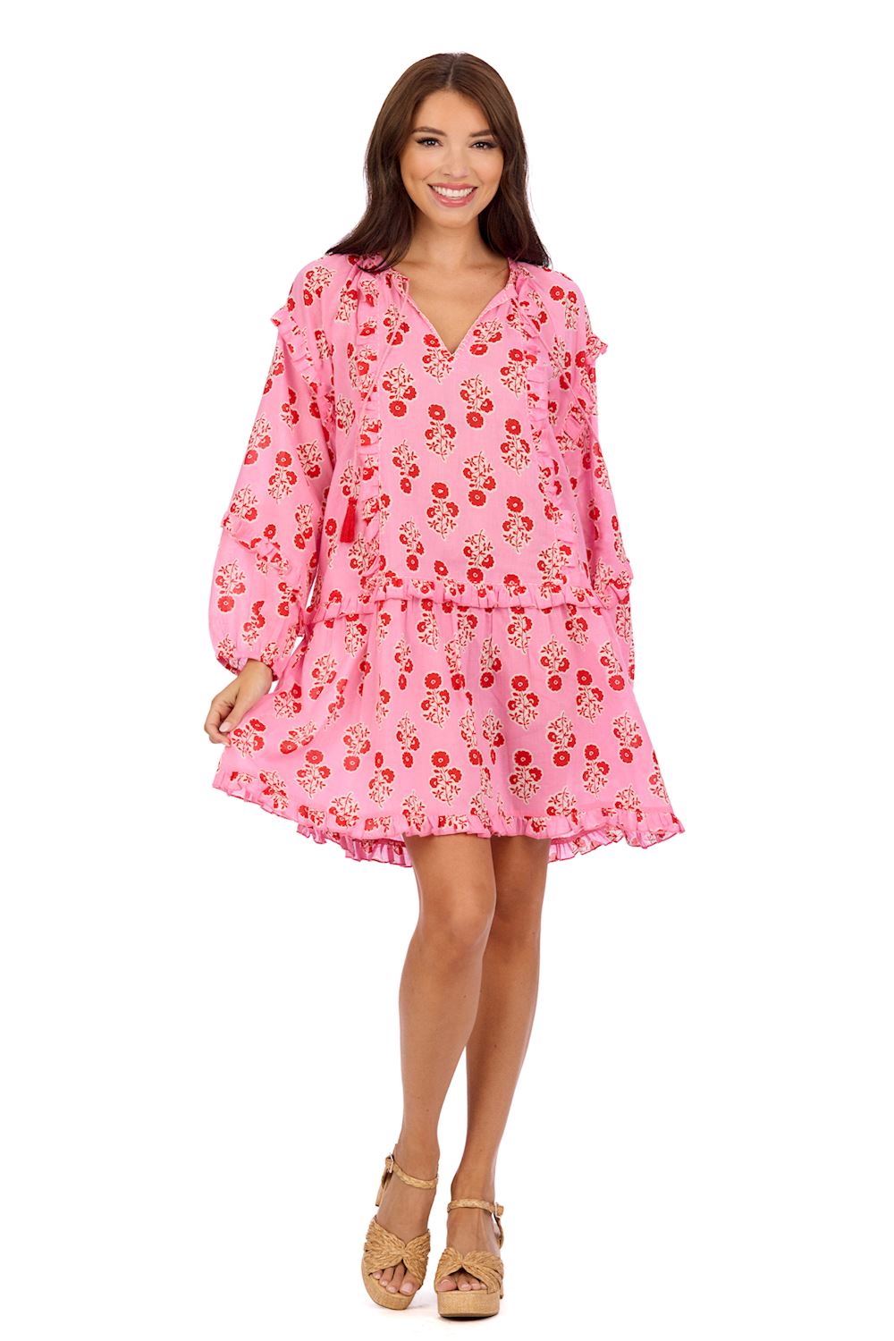 Shawna Tunic Dress Pink