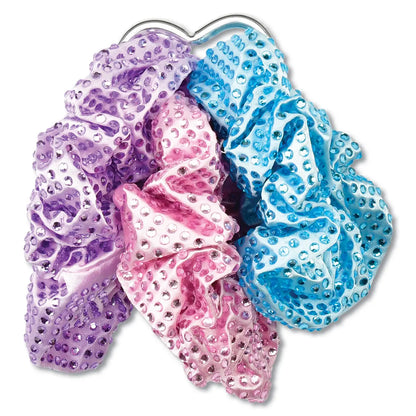 Rhinestone Scrunchie Set