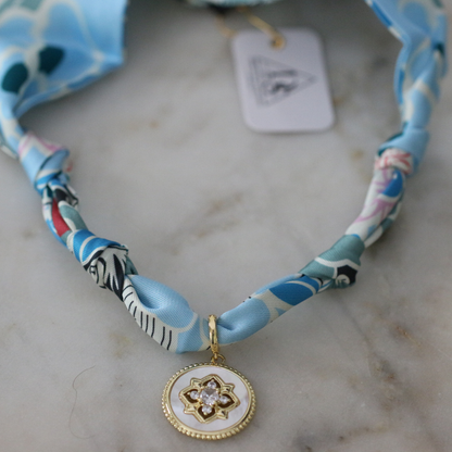 Coastal Grace Scarf Necklace