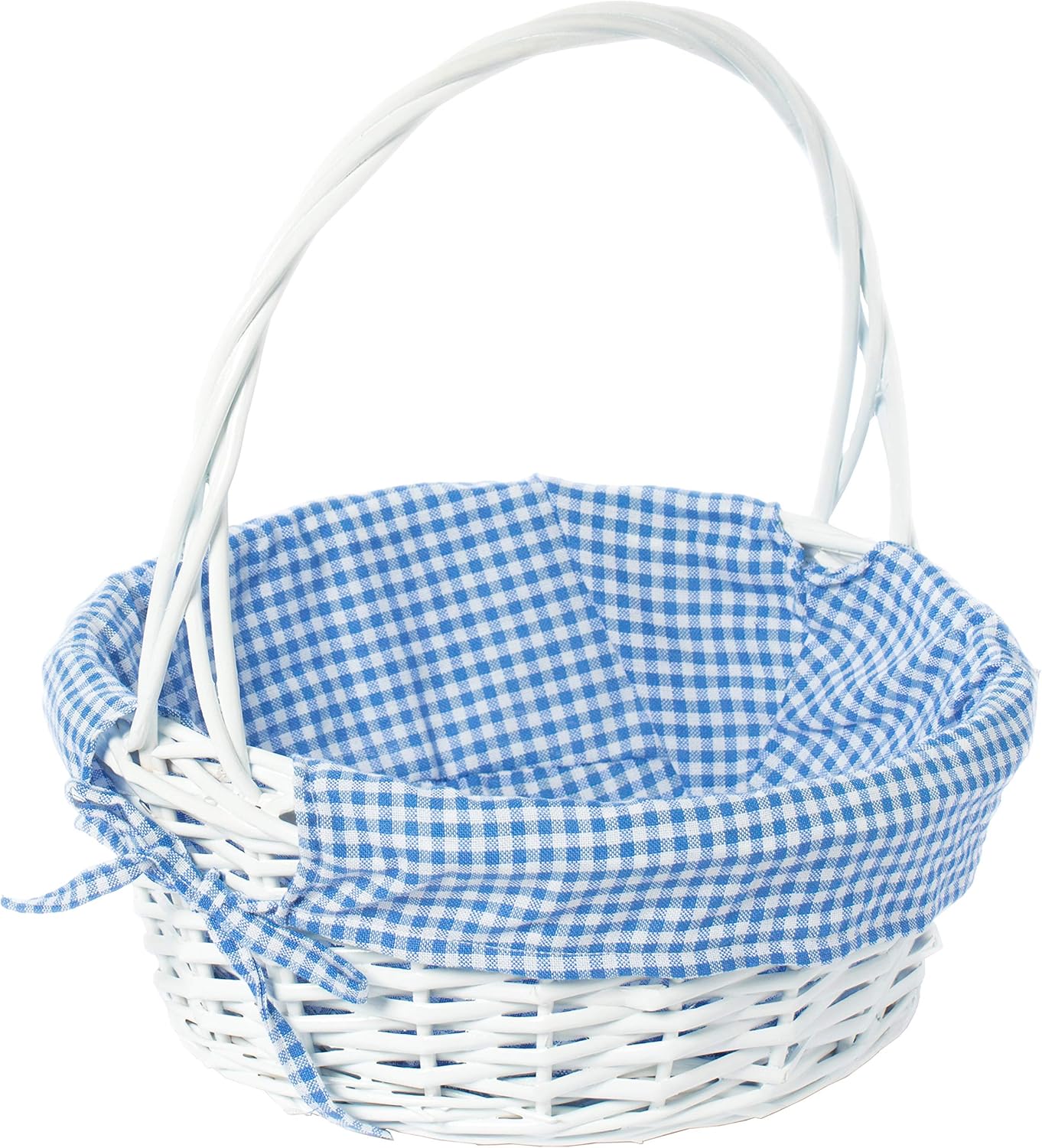 Gingham Linen Easter Basket