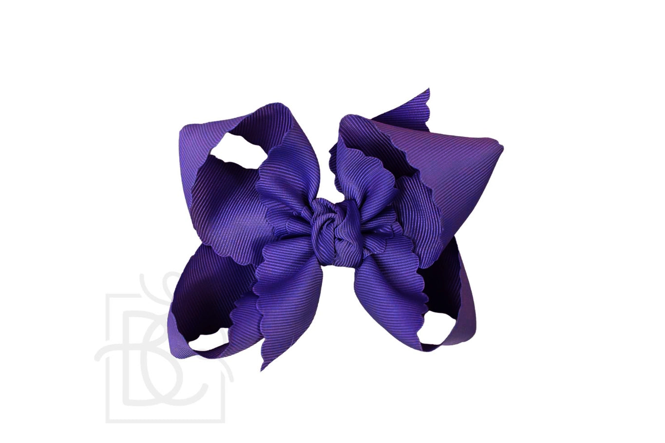 Large Scalloped Bow 4.5"