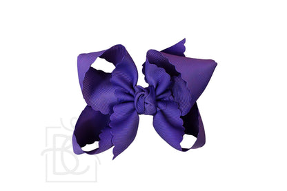 Large Scalloped Bow 4.5"
