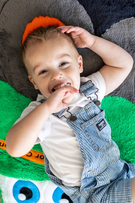 Happy Tractor Fluffy Floor Cushion