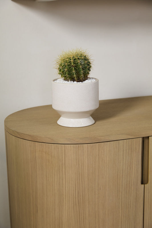 Neutral Pasadena Pot 6.25" x 6"