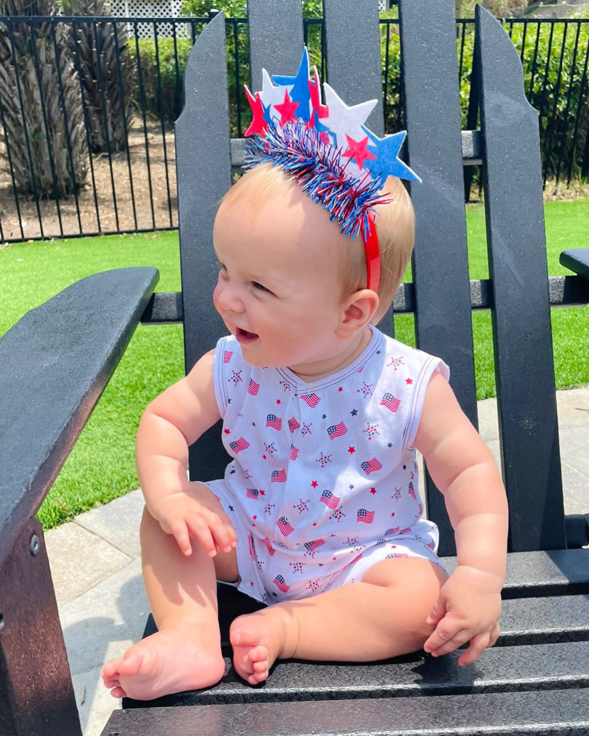 Kissy Kissy Star-Spangled Spirit Sleeveless Playsuit