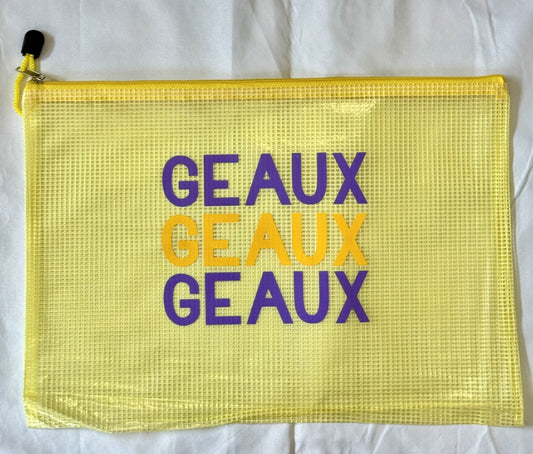 Large Waterproof Pouch with Vinyl