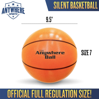 Anywhere Sports 9.5" Silent Basketball