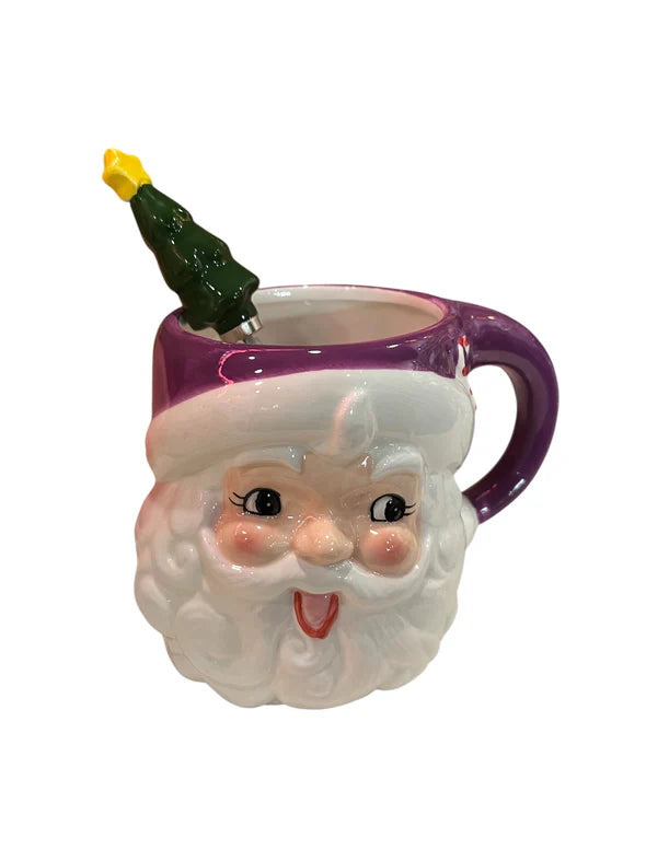 Santa Mug w/Spoon