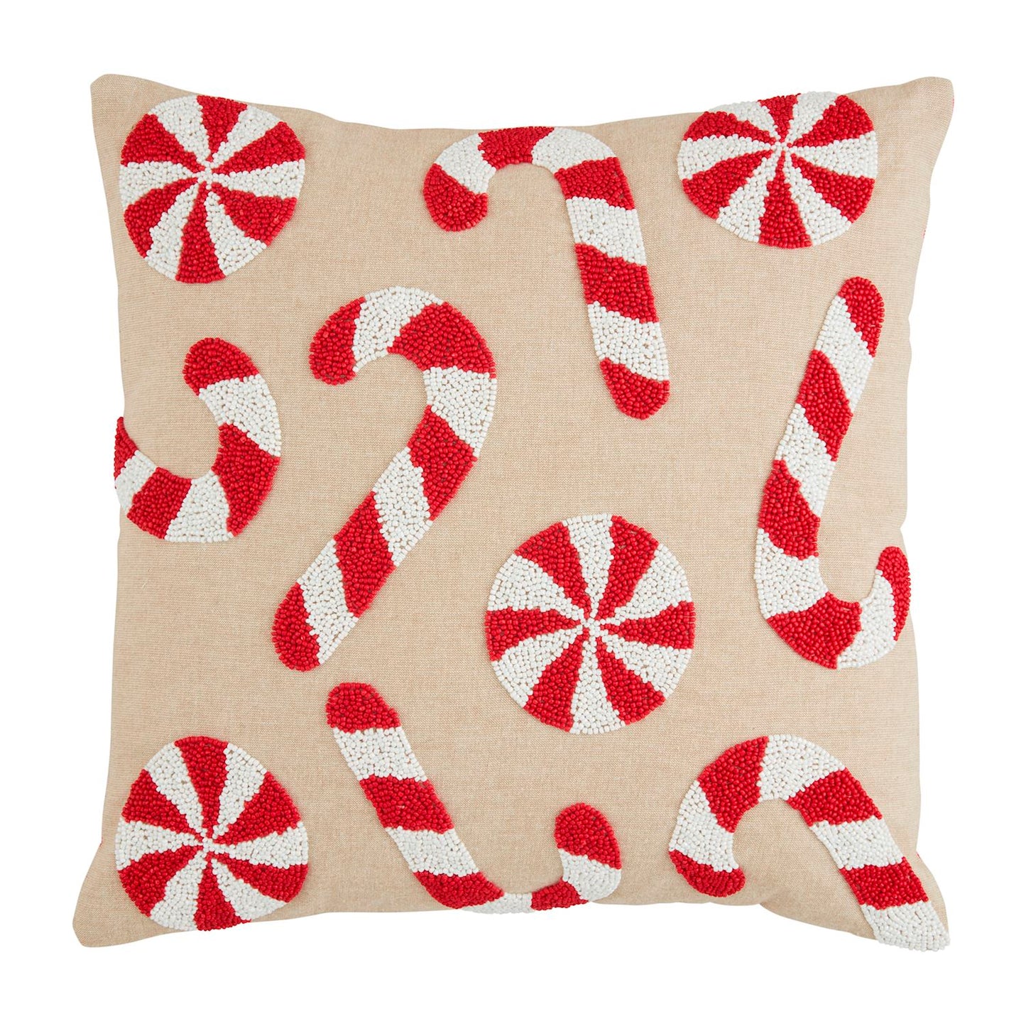 Holiday Beaded Pillow