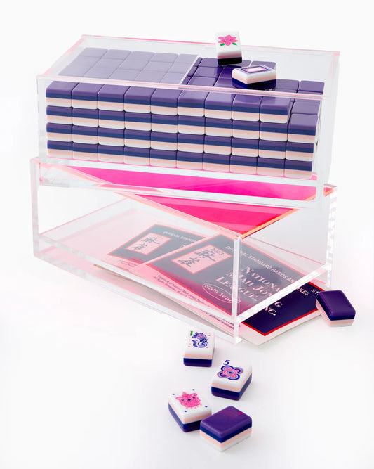 Mahjong Acrylic Storage Box