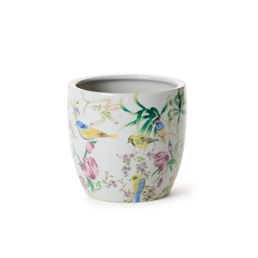 Bird & Blossom Chinoiserie Planter