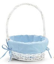 Willow Basket with Fabric Liners