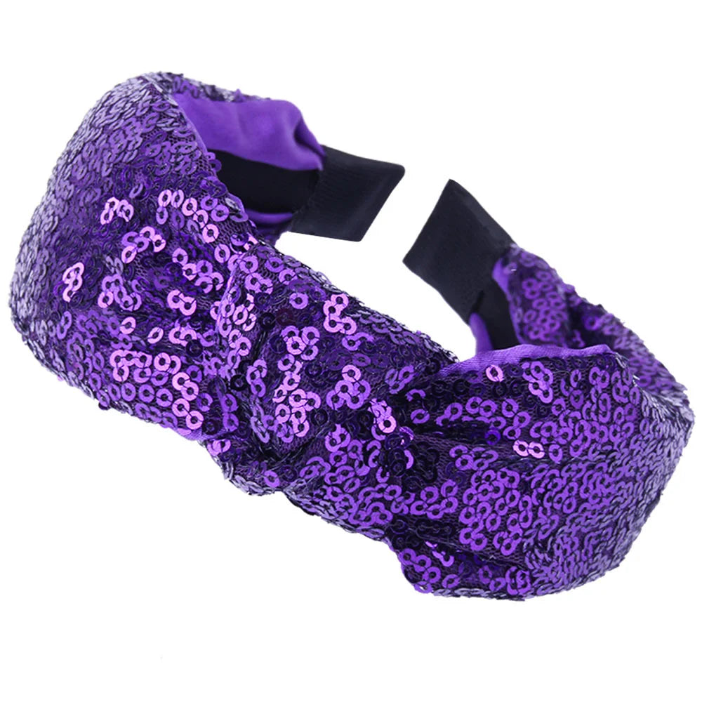 Mardi Gras Sequin Headbands