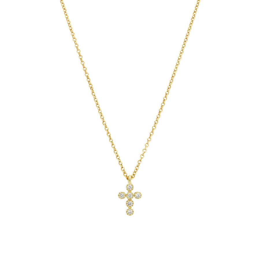 CZ Cross Necklace