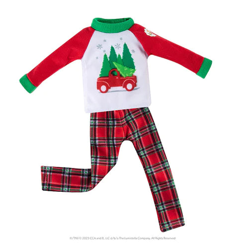 Elf on the Shelf Claus Couture Collection Tree Farm PJs