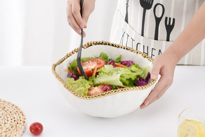 Golden Salerno Large Salad Bowl