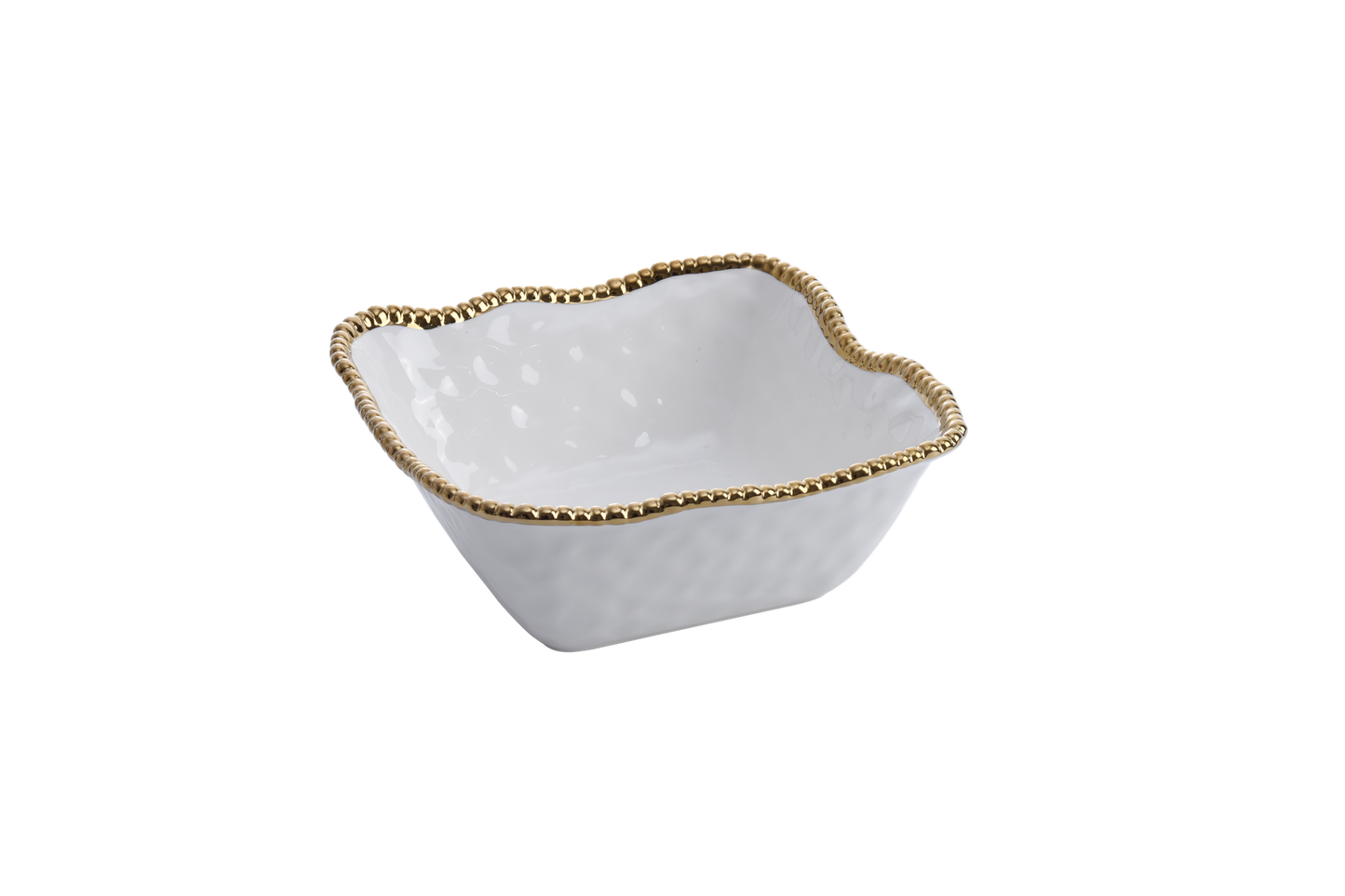 Golden Salerno Large Square Salad Bowl