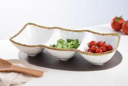 3-Section Serving Piece