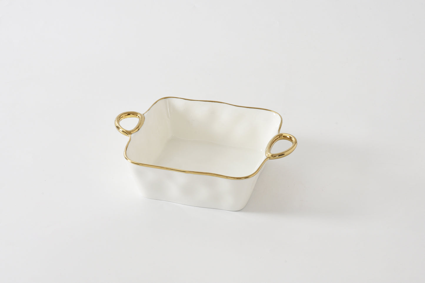 Golden Handles 8x8 Square Baking Dish