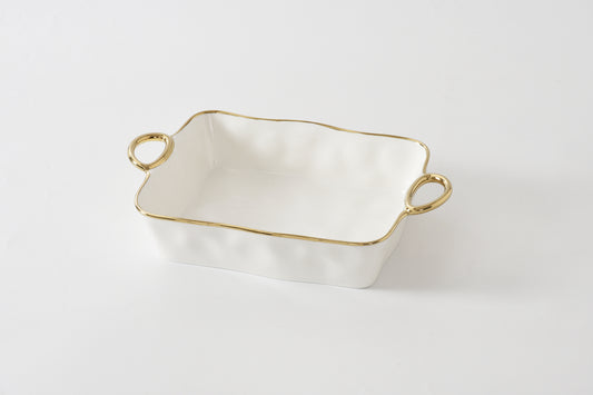 Golden Handles 11x9 Rectangular Baking Dish