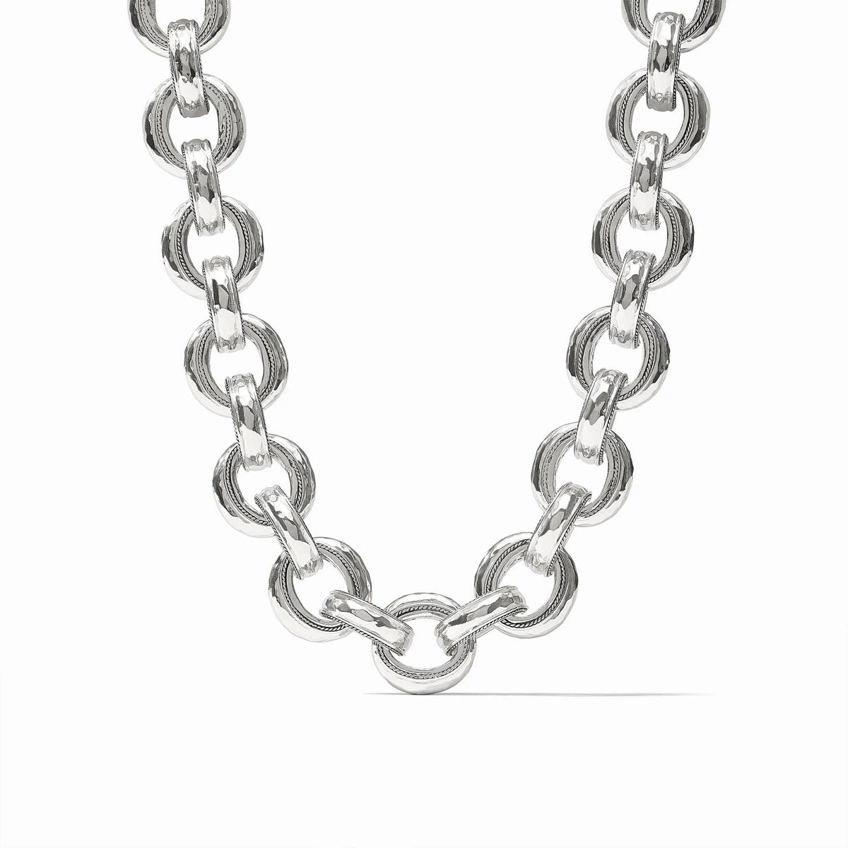 Cannes Demi Link Necklace- Silver
