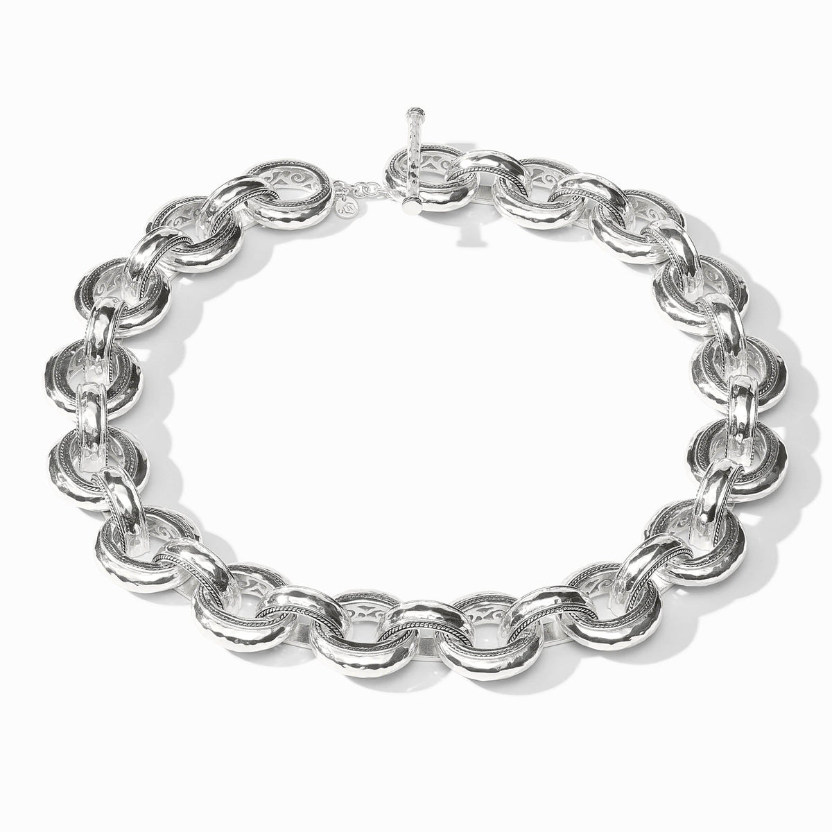 Cannes Demi Link Necklace- Silver