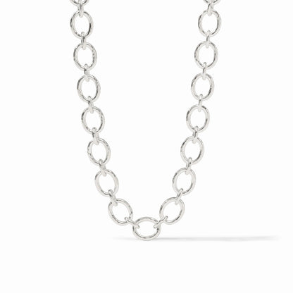 Catalina Demi Link Necklace- Silver