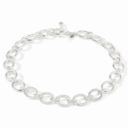 Catalina Demi Link Necklace- Silver