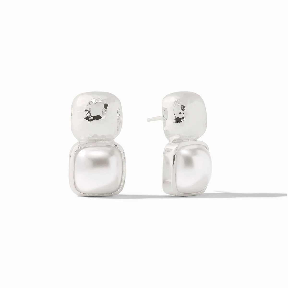 Catalina Earring- Pearl/Silver