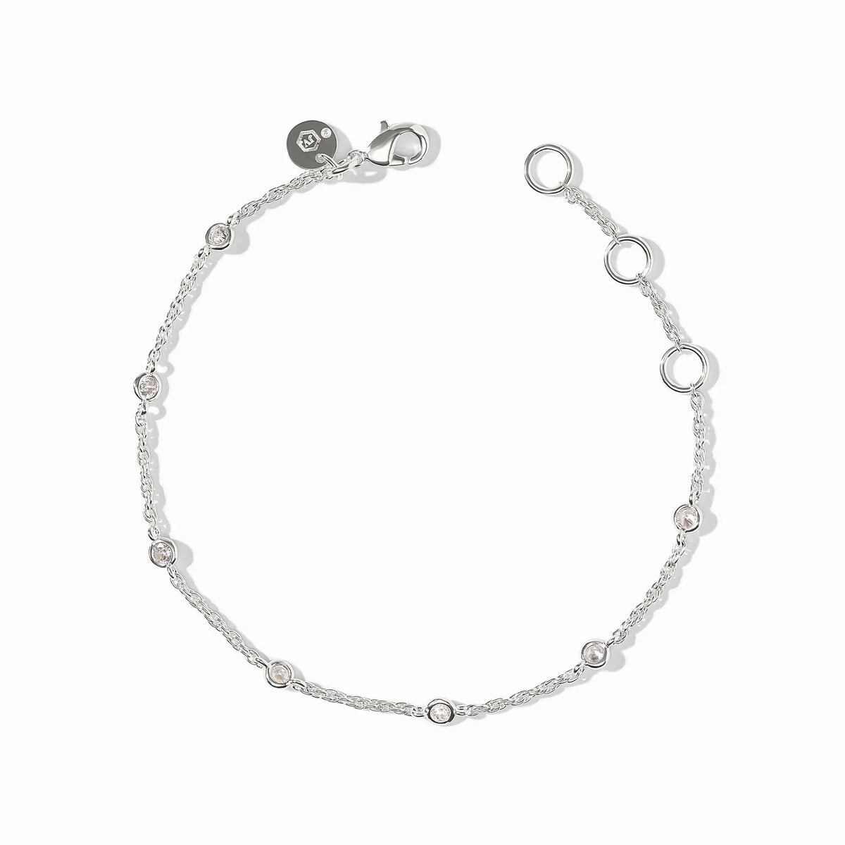 Celeste Delicate Bracelet- Cubic Zirconia/Silver