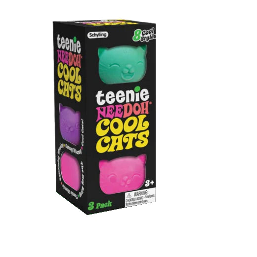 NeeDoh Teenie Cool Cats (3 pk)